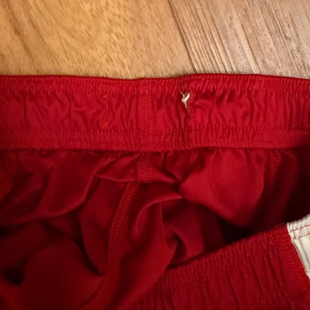 Adidas Red Athletic Shorts Men's Size Large